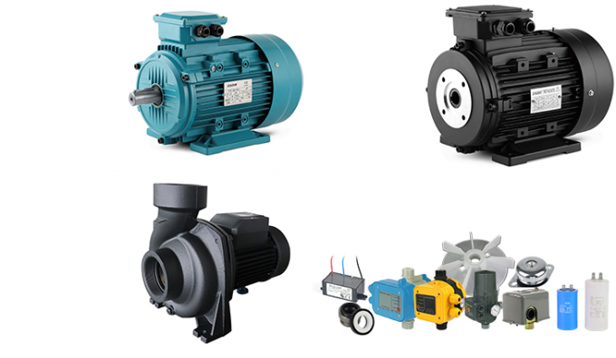 Aluminiumgeh&auml;use 3-phasiger asynchroner Motor 5,5 kW 7,5 PS 4 Pole 380V 50HZ 1440 RPM wasserdicht geschlossen 75/90mm f&uuml;r die Falkenpumpe 11