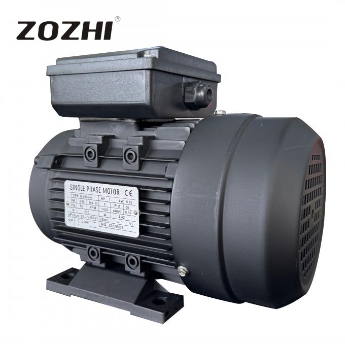 50Hz 0,75KW 1HP 1440rpm Einphasekondensator-Startlauf Asynchroner Induktionsmotor 220V/230V Wechselstrom Spannung 60Hz Frequenz Nennleistung 1