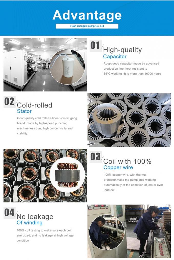 1410 U/min Einphasen-Kondensator-Anlauf-Asynchron-Elektromotor 0,37 kW 0,5 PS 220 V AC Spannung 50 Hz/60 Hz Nennleistung 13