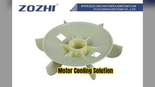 Lüfterflügel aus weißem Kunststoff, 24 x 151 mm, 7 Flügel