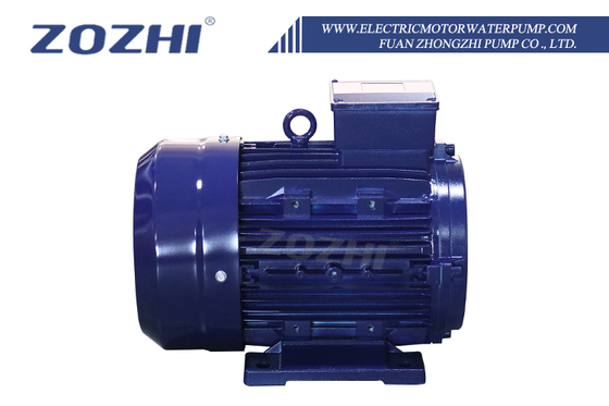 IE2 15HP 11KW Wechselstromelektrische Induktionsmotoren mit 24mm Hohlwelle 1000rpm Dreiphasige 50Hz Frequenz 380V 415V Wechselstrom Aluminium 60Hz