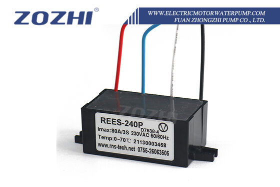 REES-240P 230V Elektronisches Zentrifugalschalter-Motorzubehör mit 80A/3s Max-Strom und Temperaturbereich von 0-70°C
